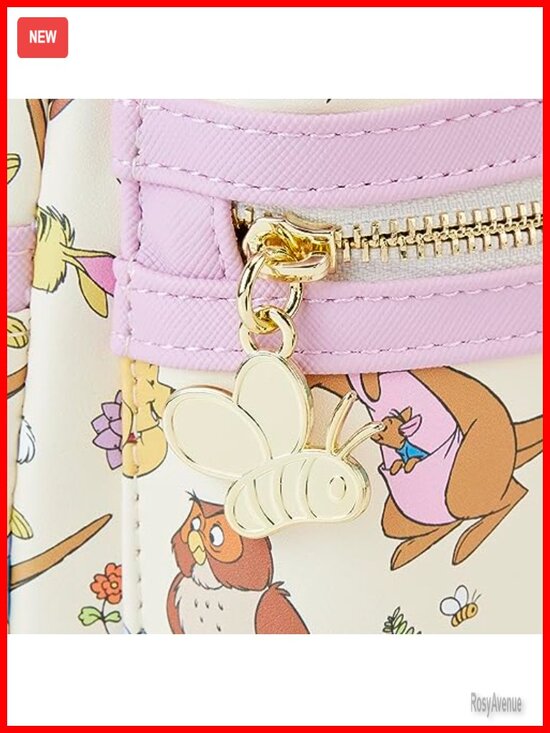 Loungefly Disney Winnie the Pooh Eeyore Friends Double Zipper Mini Backpack main image 6